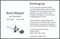 eine Anzeige