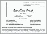 eine Anzeige