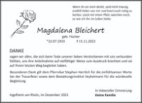 eine Anzeige
